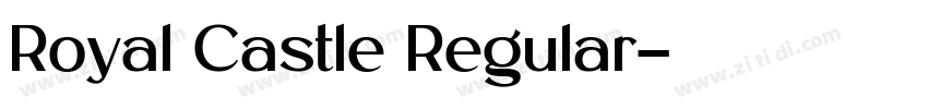 Royal Castle Regular字体转换